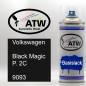 Preview: Volkswagen, Black Magic P. 2C, 9093: 400ml Sprühdose, von ATW Autoteile West.